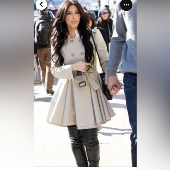 Prada belted trench coat with full skirt IT40 (US 2/4) - Picture 14 of 14